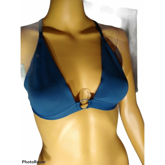 Free People Oh Scuba Convertible Bralette Midnight Cowboy Medium NEW OB1226170 - Picture 5 of 7